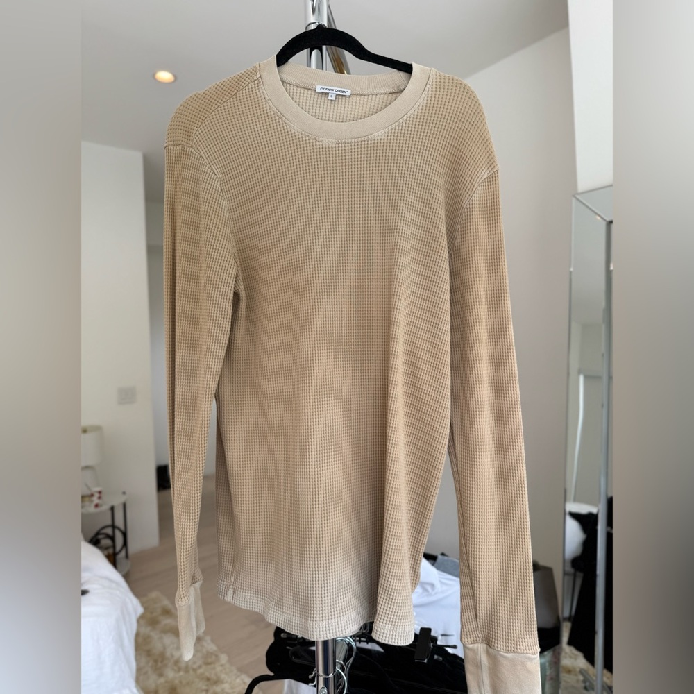 Cotton Citizen Men’s thermal long sleeve size L